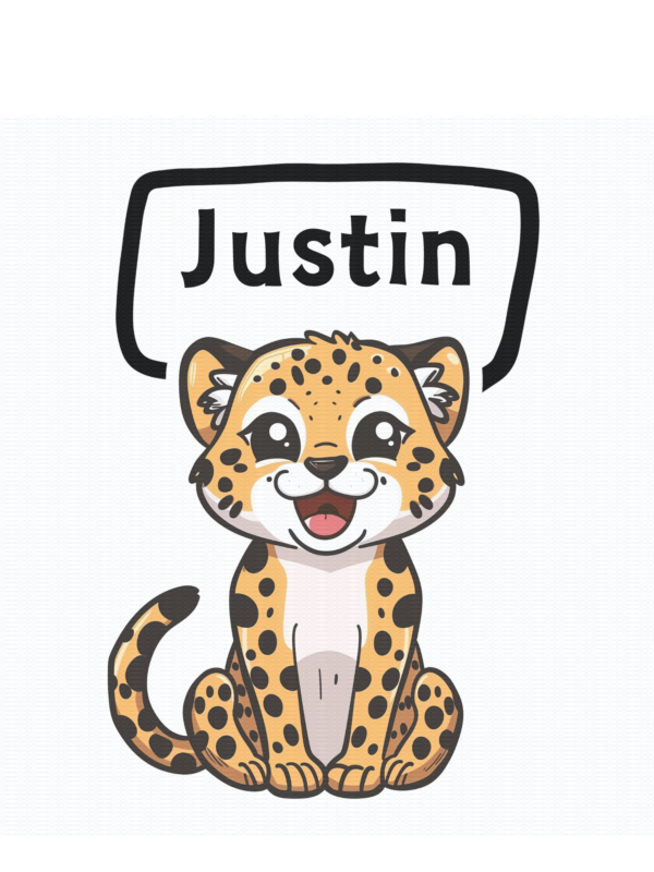 cheetah sticker